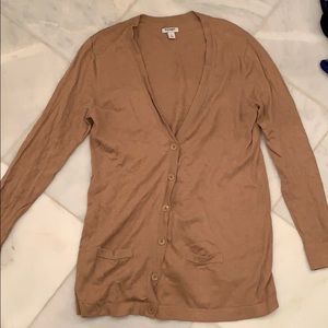 Old navy tan cardigan (boyfriend style)